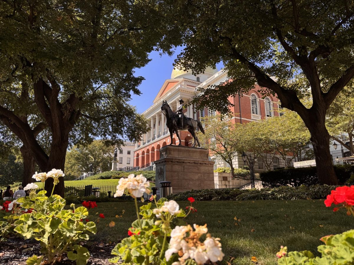 The Massachusetts State House.