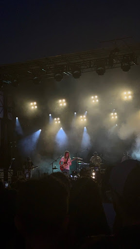 The Backseat Lovers performing for University Of New Hampshire's campus. 