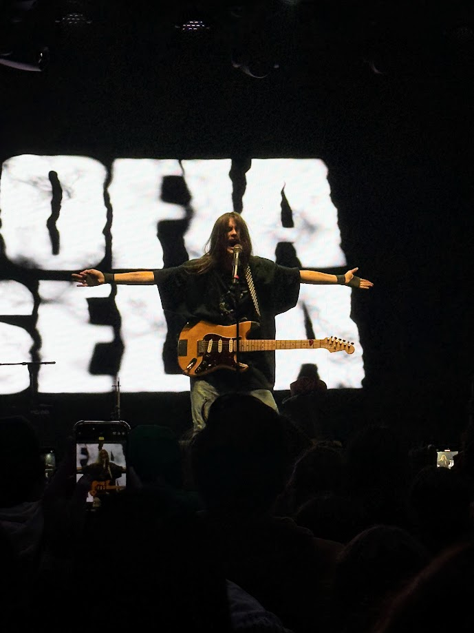 Sofia Isella rocks out on stage at the Royale Oct. 24.