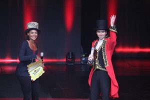 WCVB's Shayna Seymore being named guest ringmaster at the opening show of the Big Apple Circus.