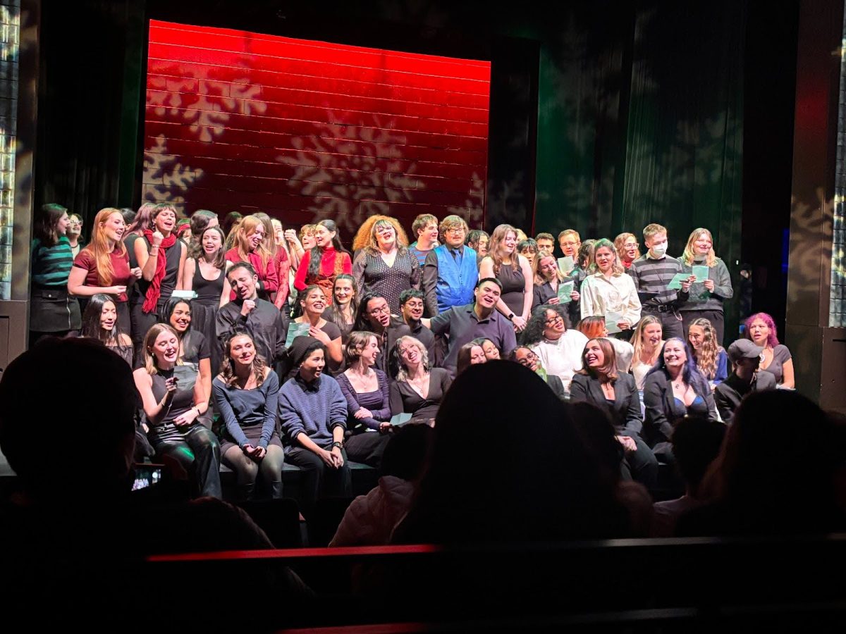 The Ramifications and members from other Boston A cappella groups singing "We Wish You a Merry Christmas."