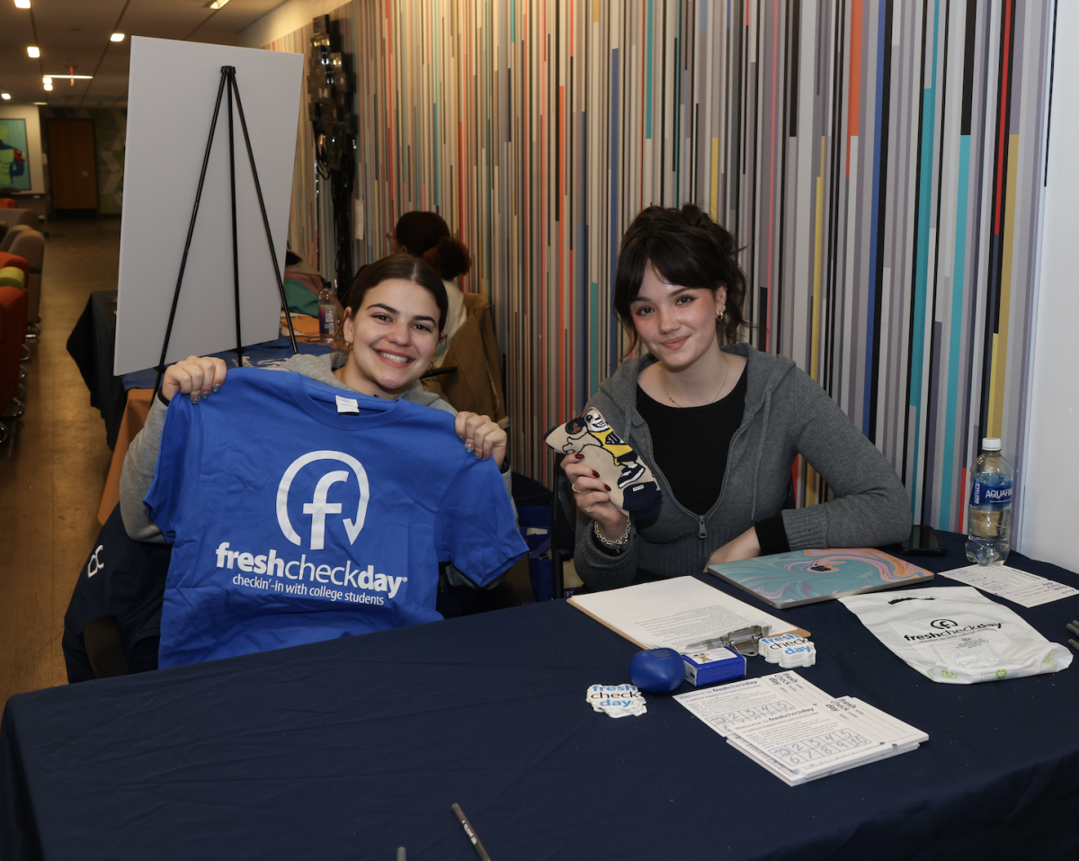 RAM supporters Gianna Missiti and Eve Bamber helping CHW during Fresh Check Day. Courtesy of Eve Bamber.