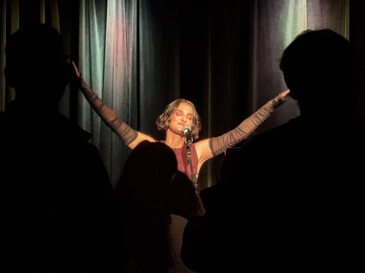 Eleri Ward performing at the Red Room in Boston Feb 13. 