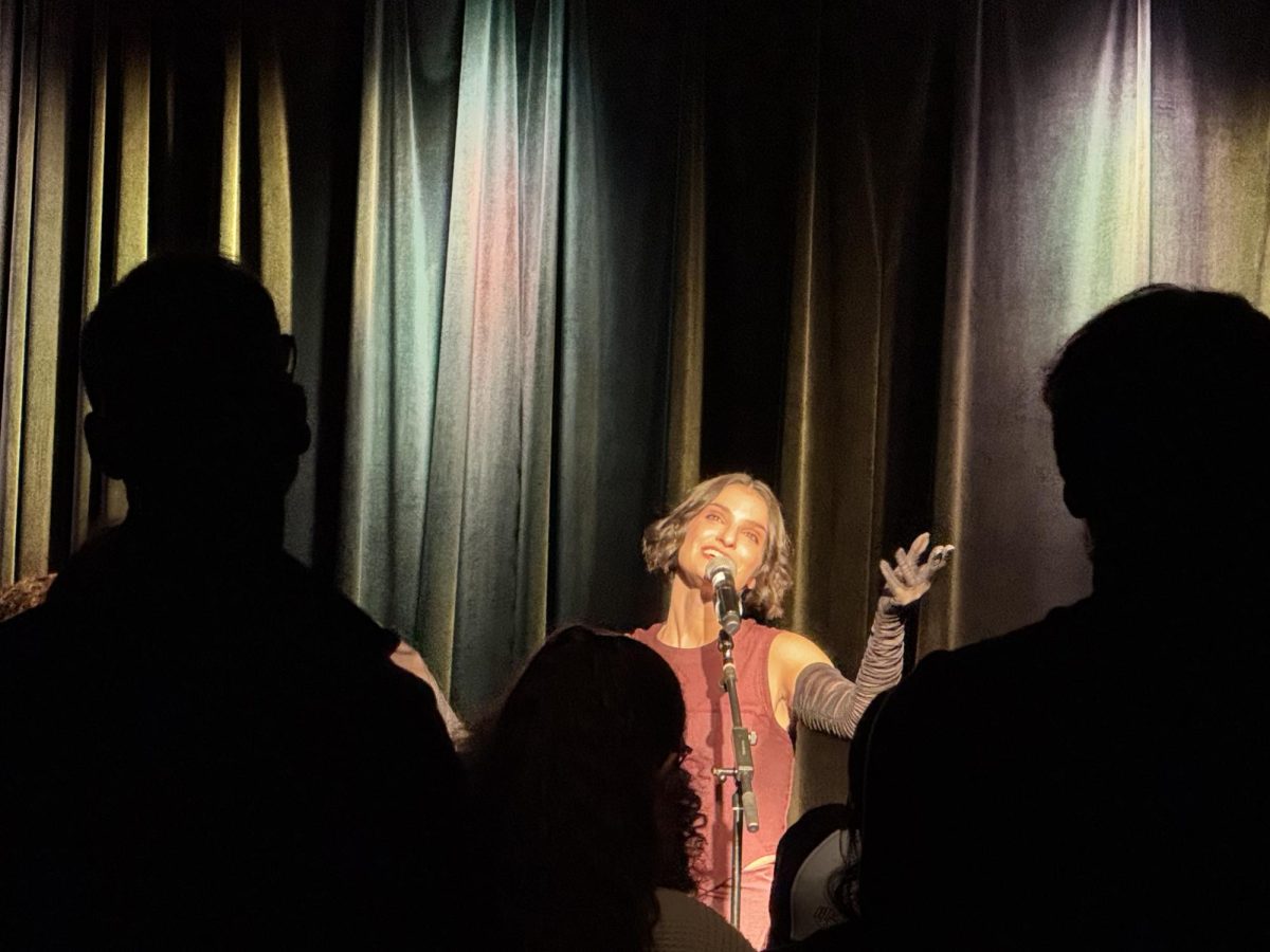 Eleri Ward performing at the Red Room in Boston Feb 13.