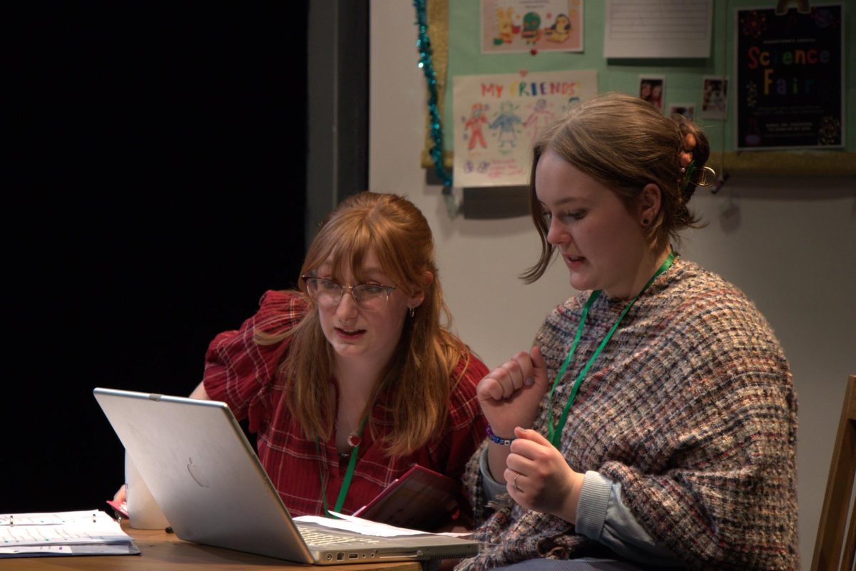 Kelly Gillespie and Audrey Smith performing in 'Woodfern.'